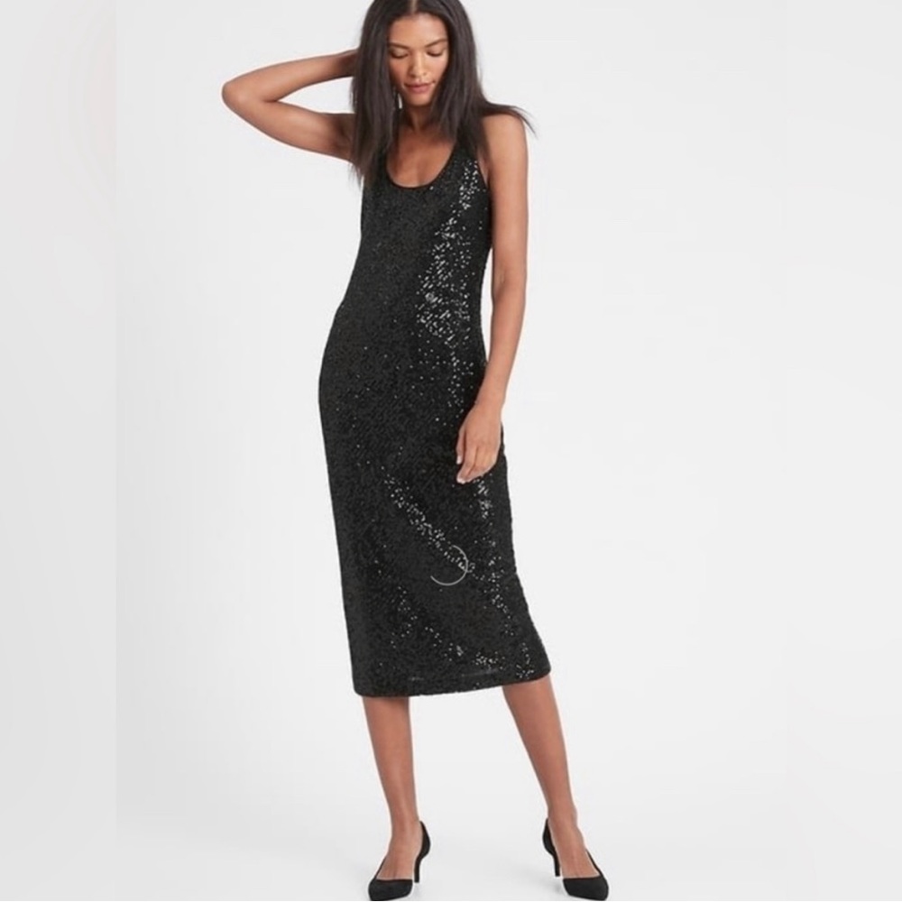 Sparkly Little Black Dress